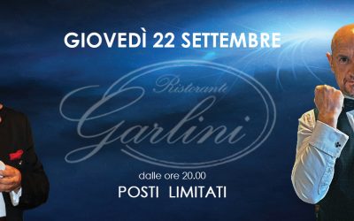 cena con i maghi a Gorle giovedì 22 settembre – Ristorante Garlini al Baio